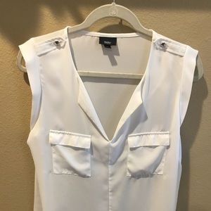 White Cap Sleeve blouse